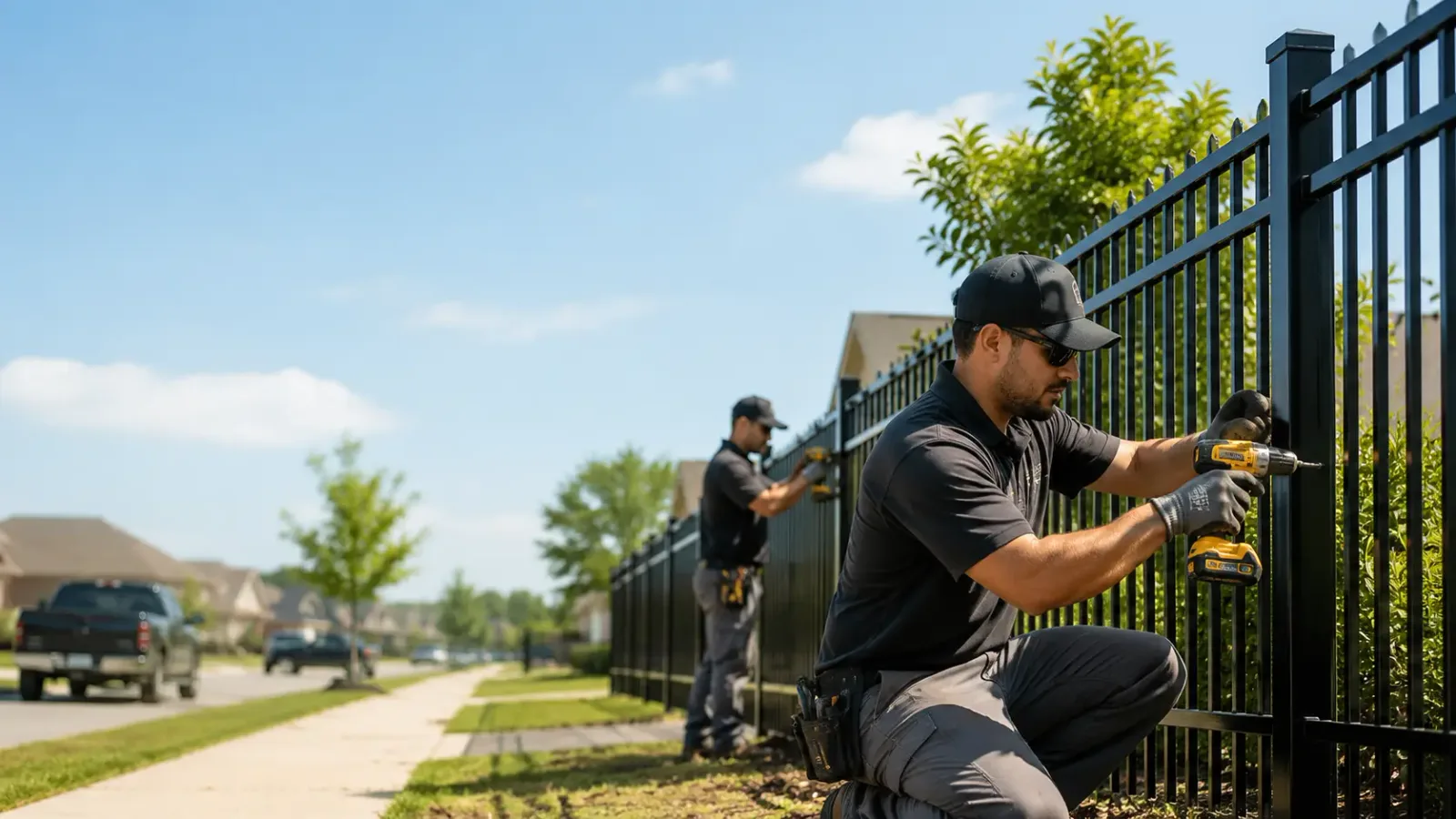Metal Fence Installation in Crump, TN